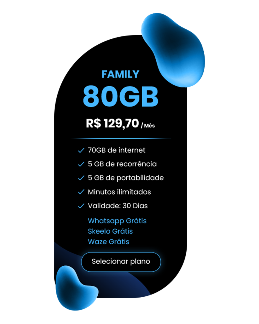 Plano FAMILY 80GB