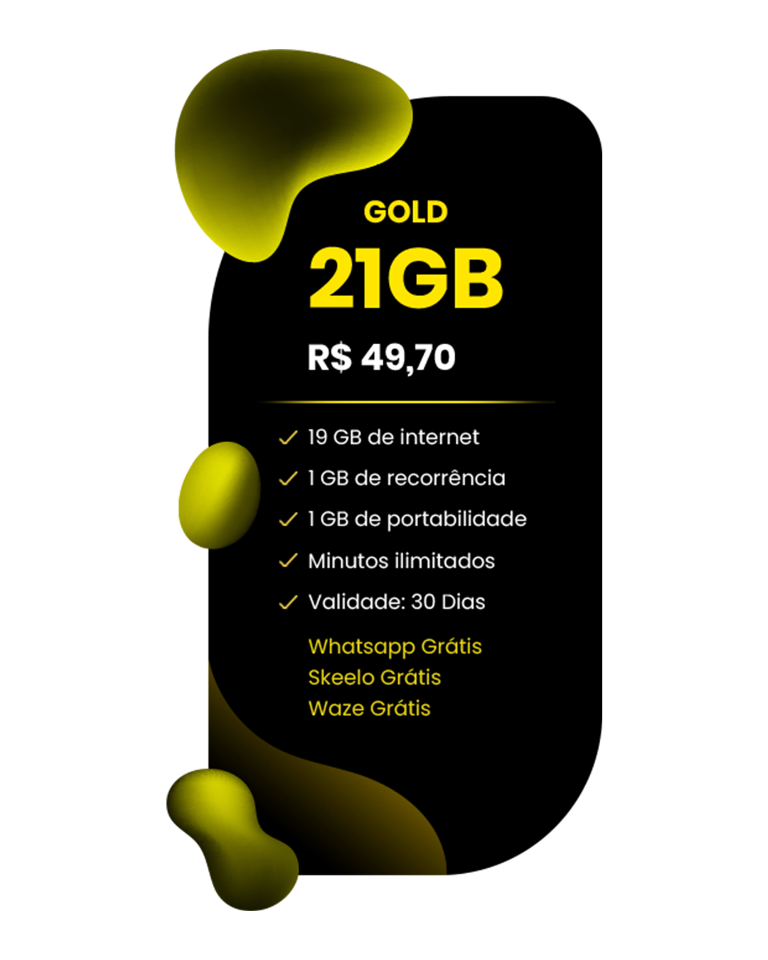 Plano GOLD 21GB